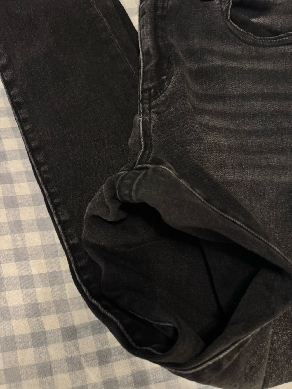 BKE Payton Ankle Skinny Jeans - Black - Picture 3 of 9